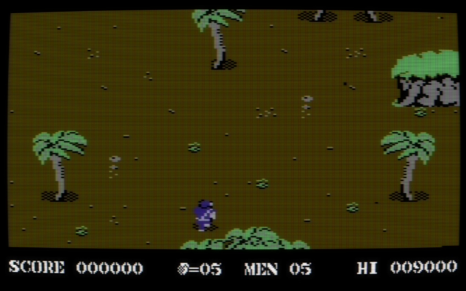 La version Commodore 64 reprend un format horizontal