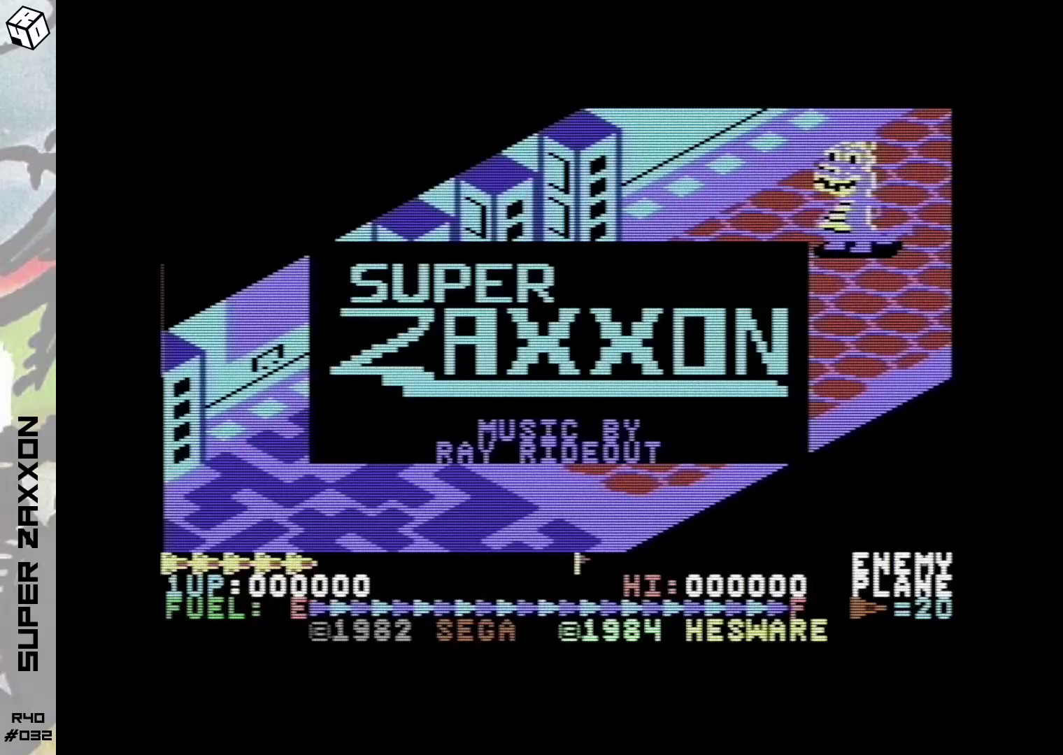 Écran titre sur Commodore 64